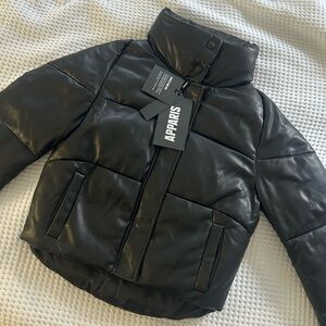JEMMA PUFFER JACKET APPARIS - VEGAN LEATHER - APPARRIS